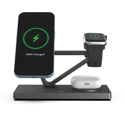 New 2025 Wireless Fast Charger 5 in 1 Multi-Functional Apple Phones and Samsung Phones Charger Stand